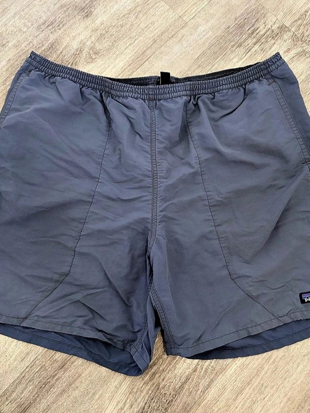 Patagonia Baggies Shorts Men’s Gray Size L  Mesh Lined Hiking Outdoors 38” Waist